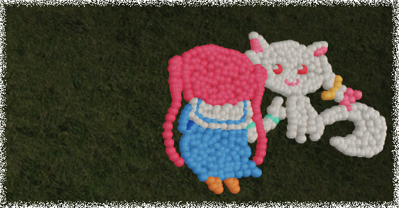 小依とキュゥべえ